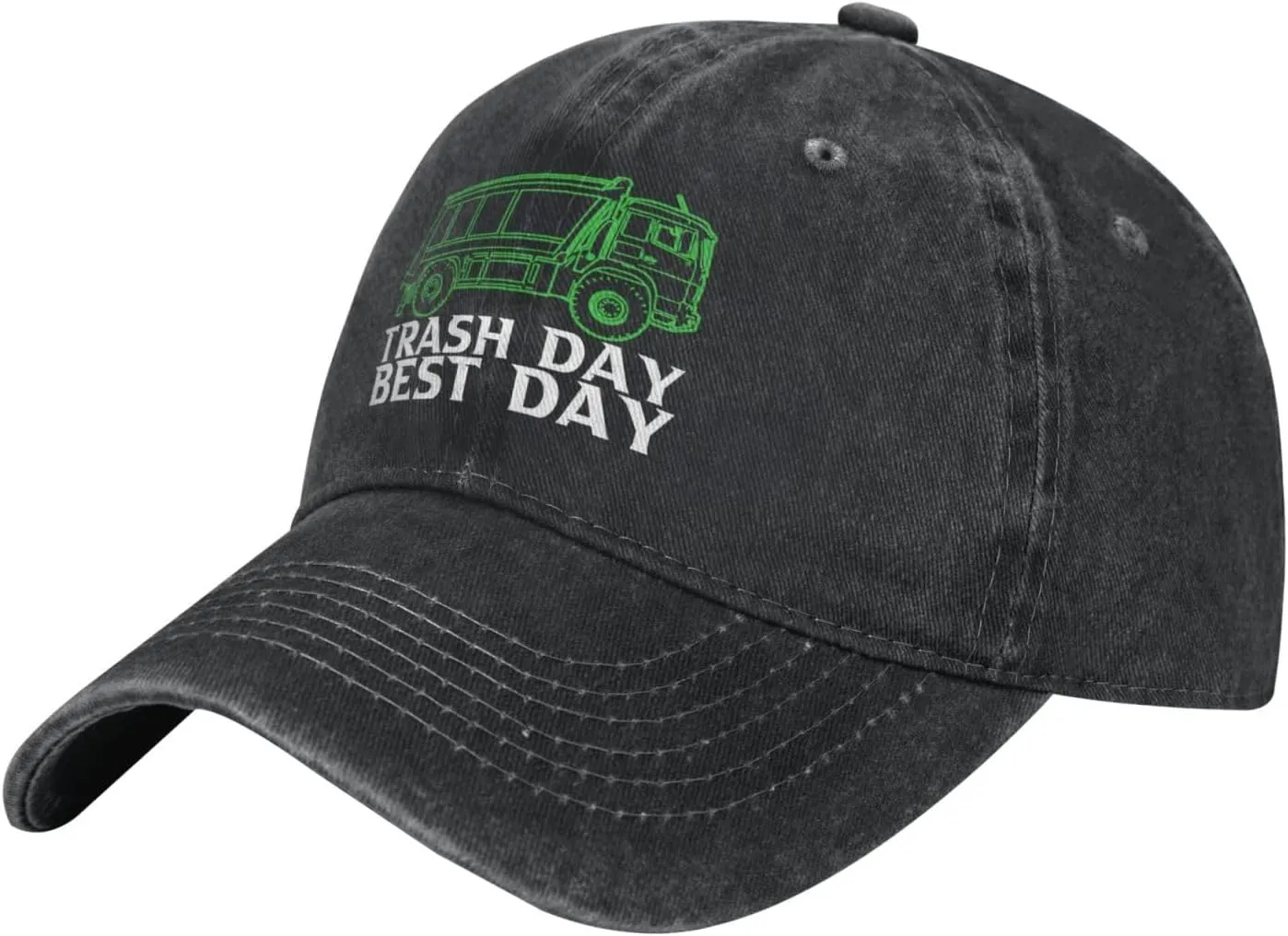 Garbage Day is The Best Day Classic Casquette Cap Lightweight Adjustable Comfortable Breathable Men Women Hat2 Black