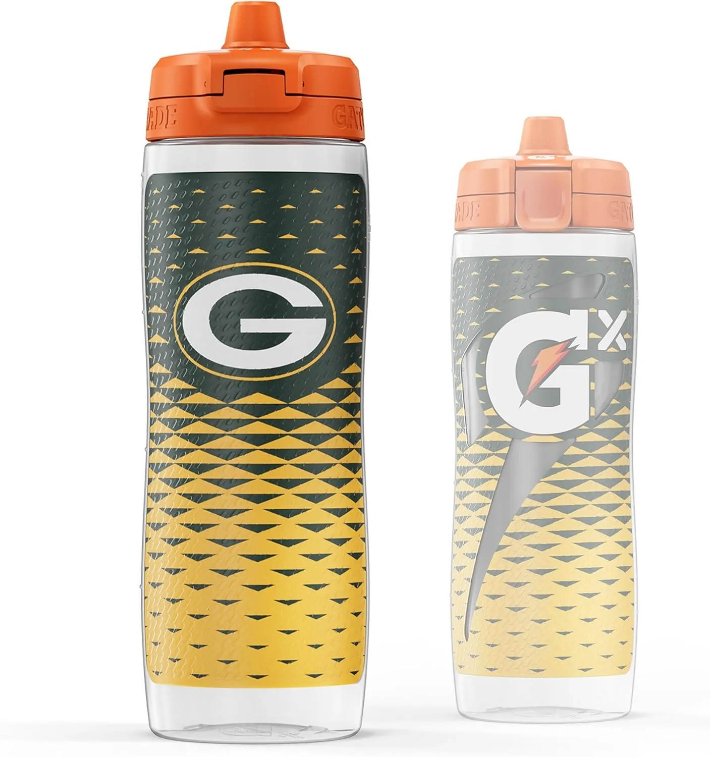 Gatorade Gx NFL Non-Slip Squeeze Bottles, 30 fl oz, Gx Hydration System