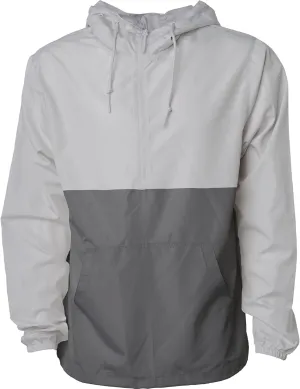 Global Blank Men's Lightweight Packable Windbreaker Jacket Water Reistant Zip Up Hoodie for Men