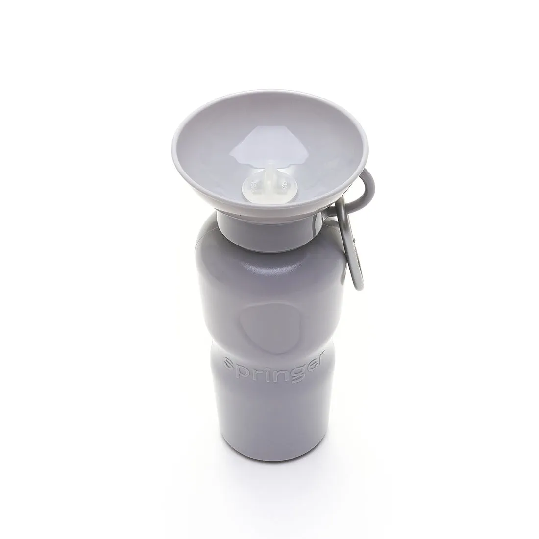 Gray Squeeze-able Water Bottle, 22oz