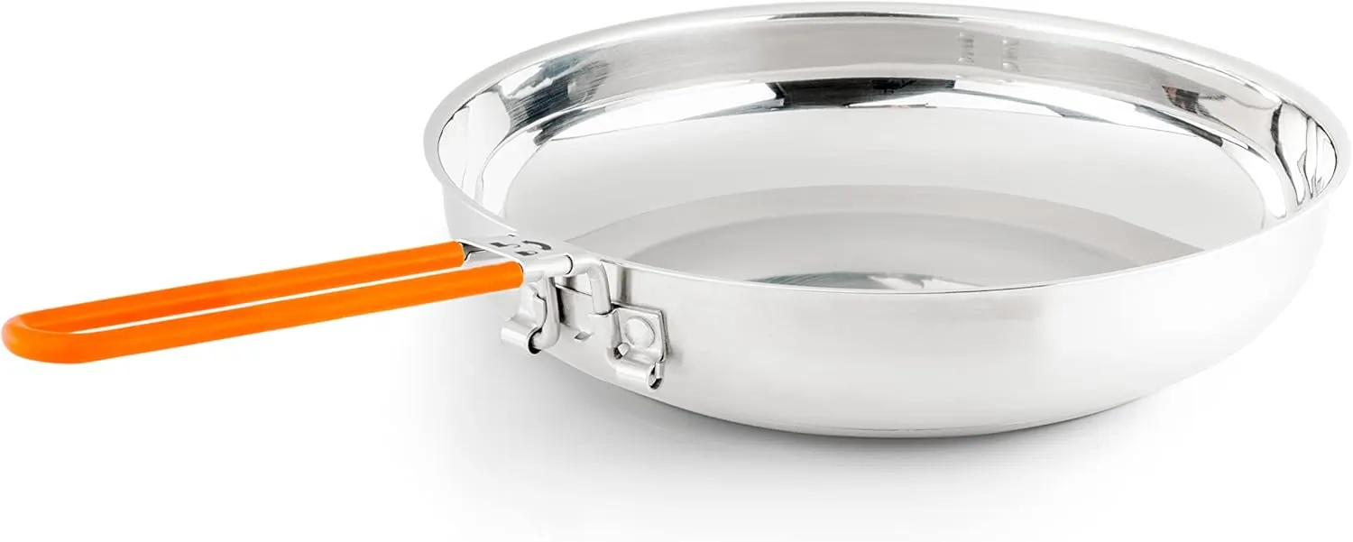 GSI Outdoors Stainless Troop Frypan for Camping and Outdoor Cooking
