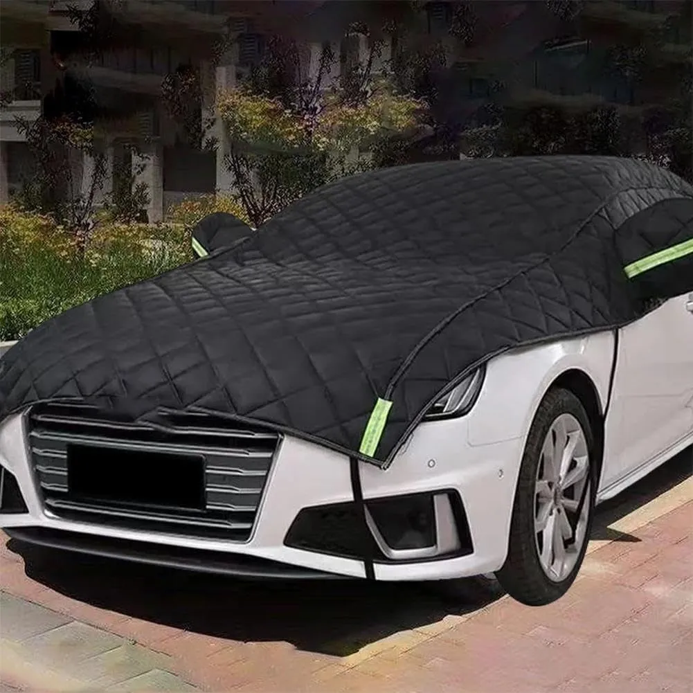 Hail Protector Car Cover, Compatible with Ford Chevrolet Toyota and Many Other Models,Car Cover Waterproof All Weather,5-Layer Thickened Cotton, Protection for SUV and Sedan (Black, Truck)