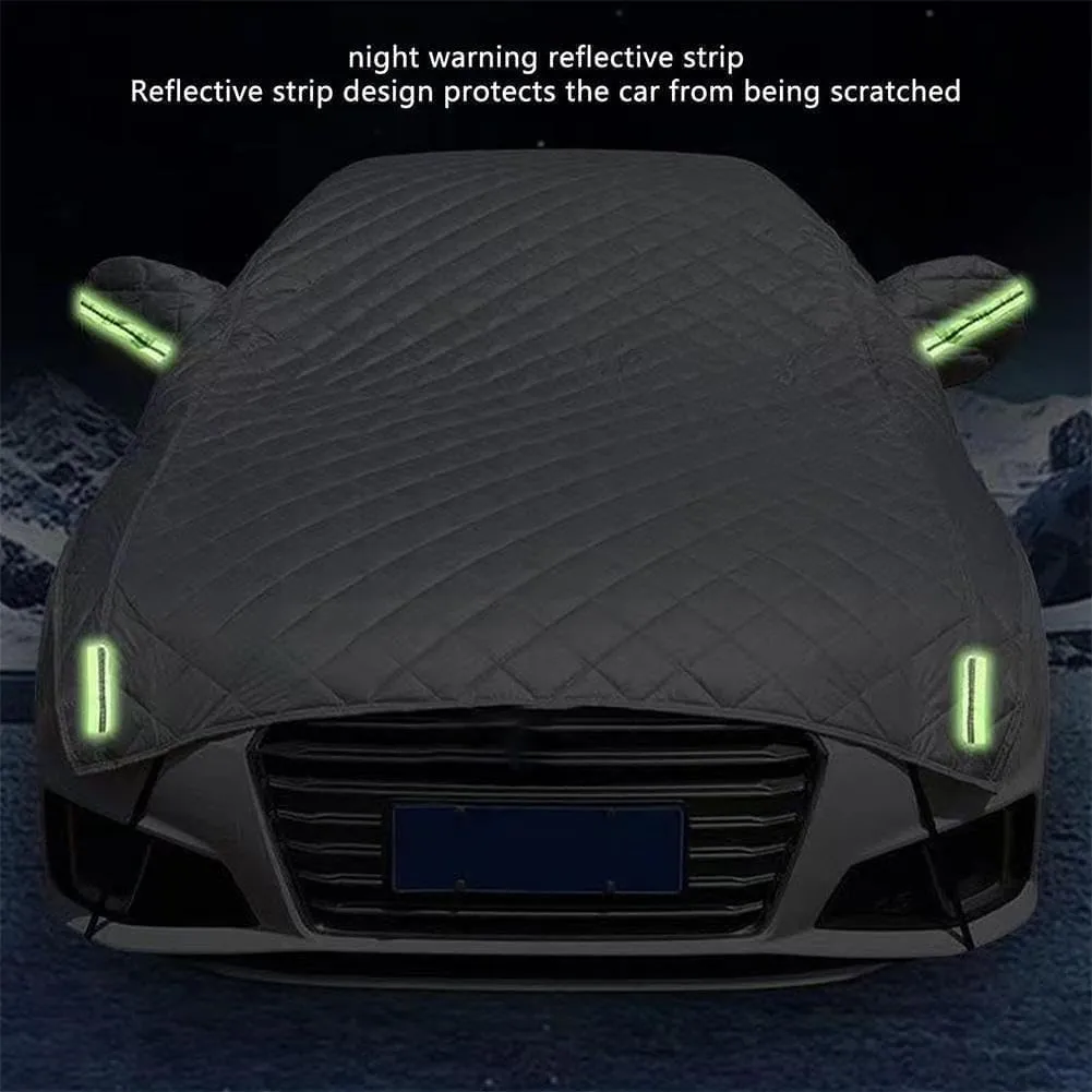 Hail Protector Car Cover, Compatible with Ford Chevrolet Toyota and Many Other Models,Car Cover Waterproof All Weather,5-Layer Thickened Cotton, Protection for SUV and Sedan (Black, Truck)