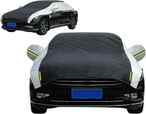Hail Protector Car Cover Compatible with Renault Scenic XMOD 2013-2023, Half Car Cover for Hail Protection Protector Blanket, Outdoor Q0318
