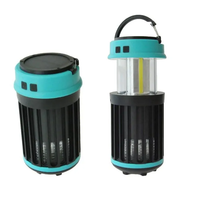 Hakol Outdoor Solar Powered LED Rechargeable Mosquito Zapper Lantern