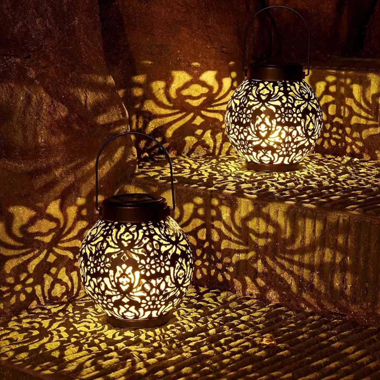 Hanging Solar Lamp Taavita – Eco-Friendly, Cost-Saving, Stylish Design, Lightweight and Durable, Waterproof and Weather-Resistant, Warm Light Function, Decorative and Functional Solar Lantern, Automatic On and Off, Long Lighting Duration
