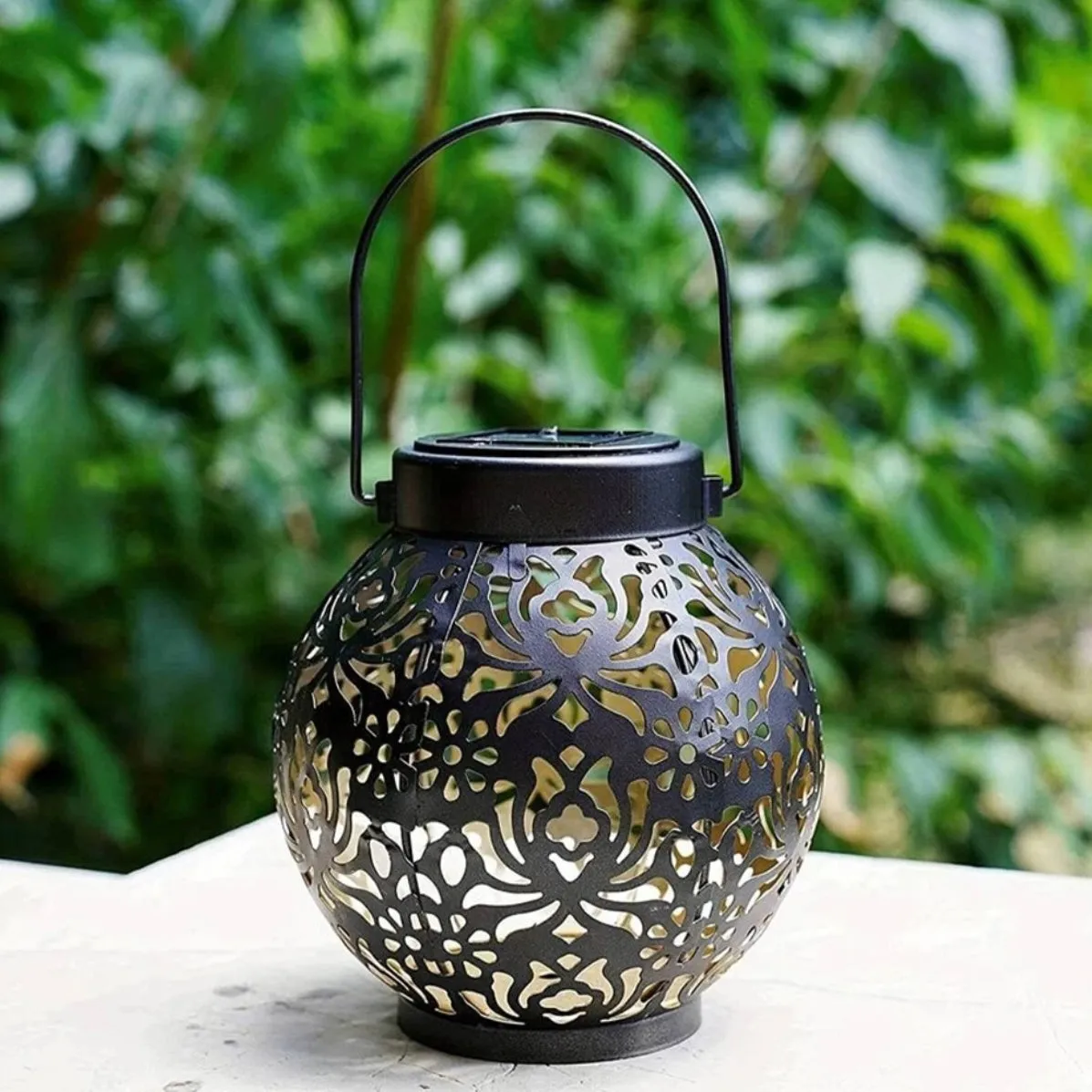 Hanging Solar Lamp Taavita – Eco-Friendly, Cost-Saving, Stylish Design, Lightweight and Durable, Waterproof and Weather-Resistant, Warm Light Function, Decorative and Functional Solar Lantern, Automatic On and Off, Long Lighting Duration