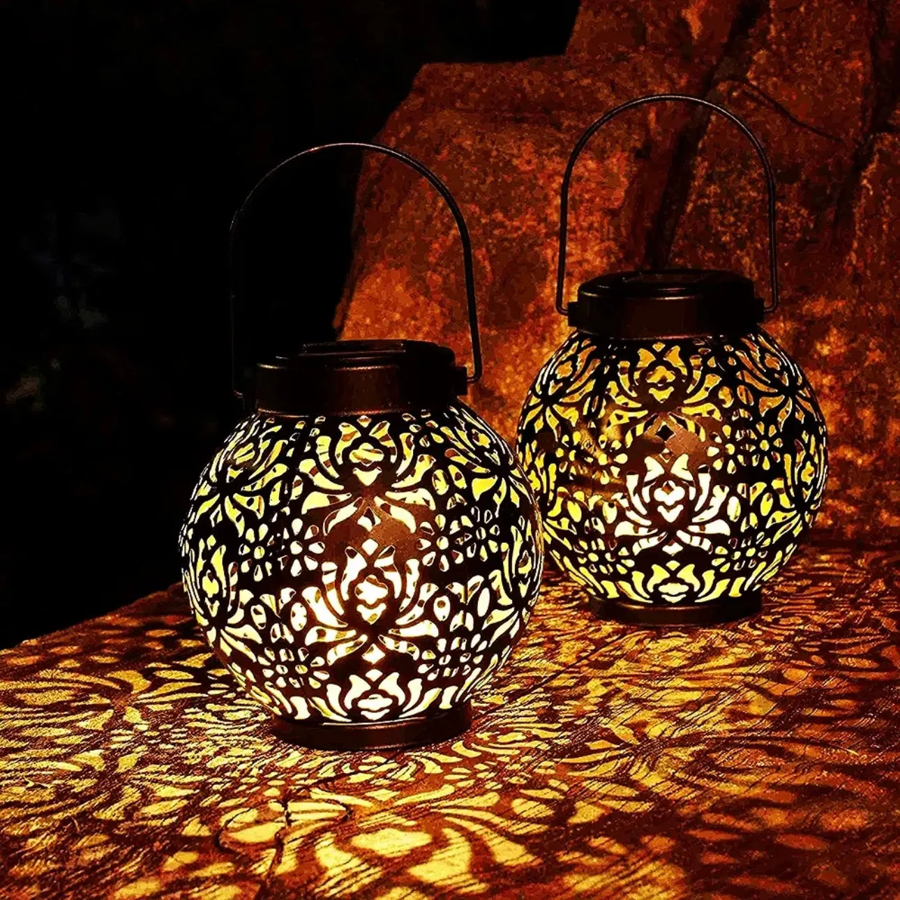 Hanging Solar Lamp Taavita - Eco-Friendly, Cost-Saving, Stylish Design, Lightweight and Durable, Waterproof and Weather-Resistant, Warm Light Function, Decorative and Functional Solar Lantern, Automatic On and Off, Long Lighting Duration