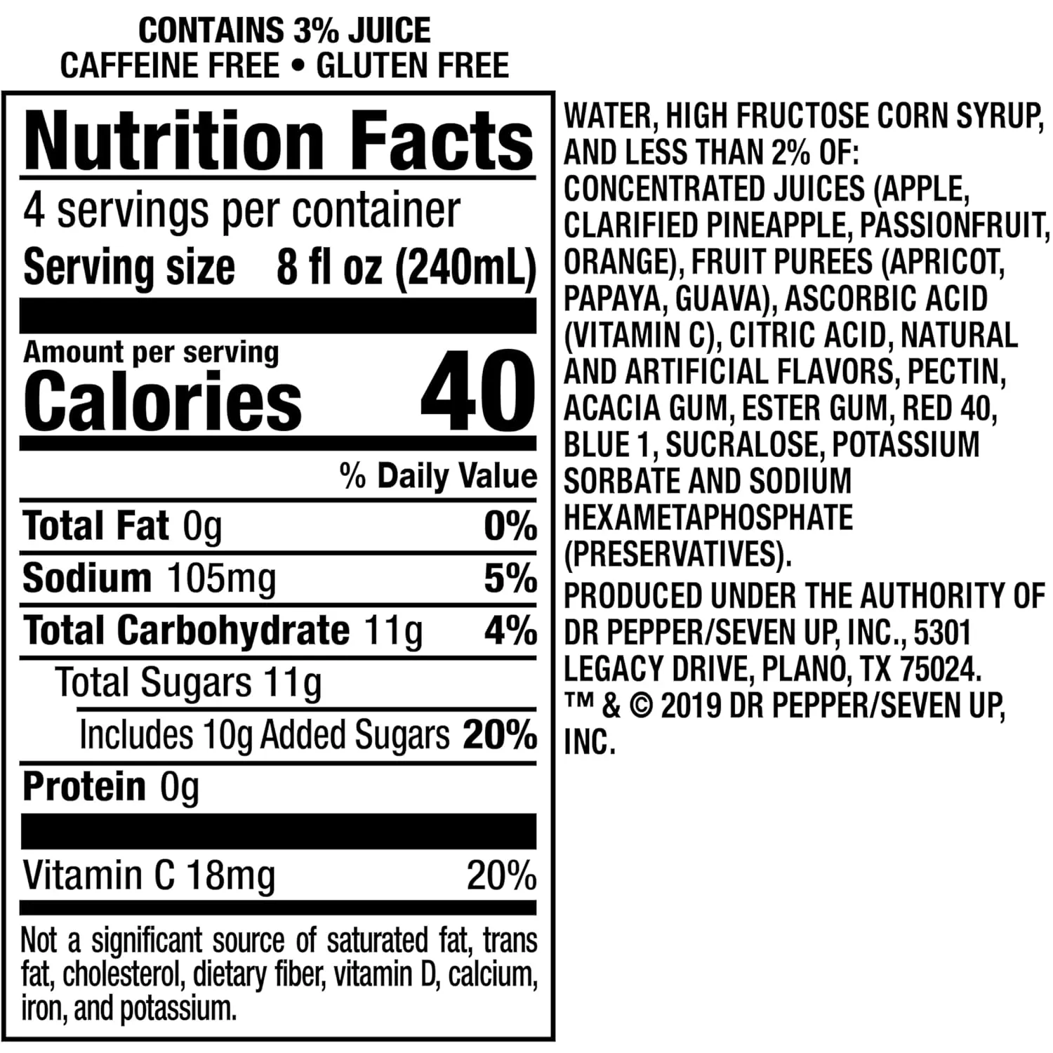 Hawaiian Punch Fruit Juicy Red Fruit Juice Drink, 32 Fl Oz Bottle (Pack Of 12), Caffeine-free, Carbonation-free, Gluten-free, Excellent Source Of Vitamin C, Less Than 100 Calories