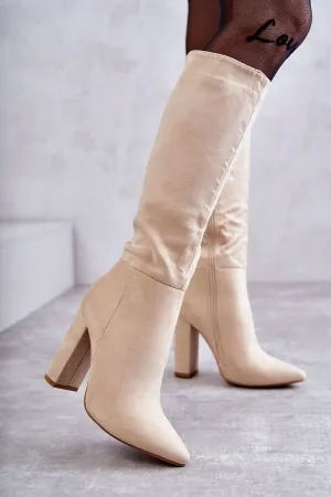 Heel boots Step in style