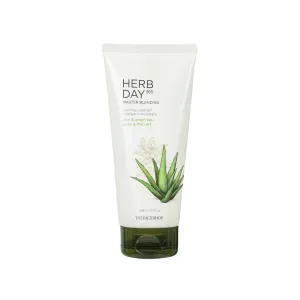 Herb Day 365 Master Blending Foaming Facial Cleanser, Aloe & Green Tea, 170ml, For All Skin Types