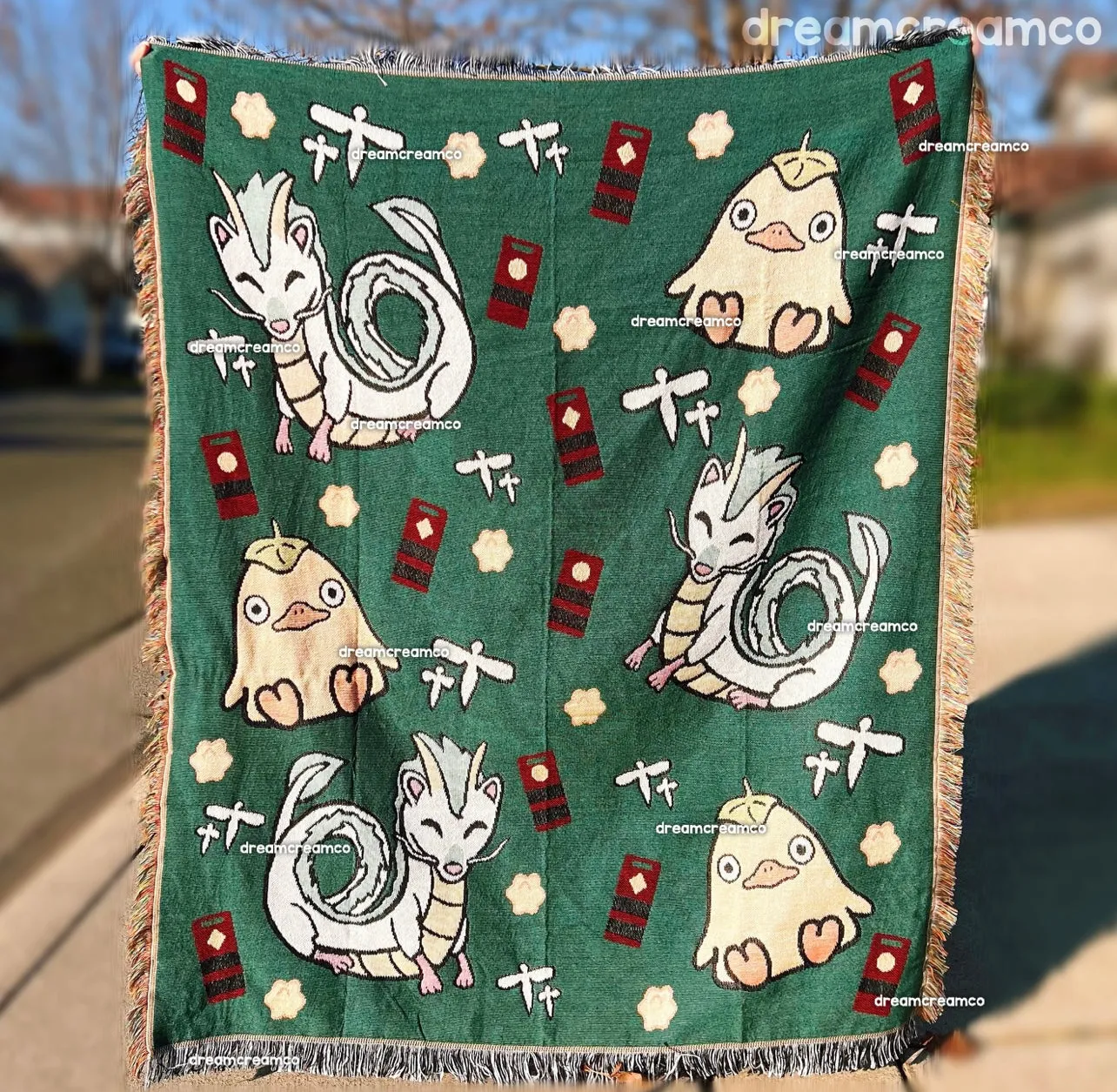 Holiday Spirits Woven Tapestry Blanket