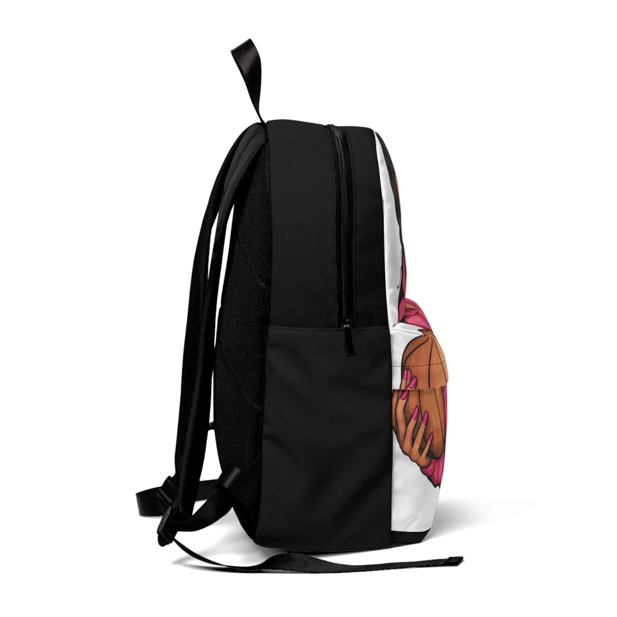 I Ball Too.2 Unisex (Black) Classic Basketball Backpack for Sports Lovers