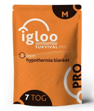 Igloo Pro Hypothermia Blanket - Medium - Emergency Orange
