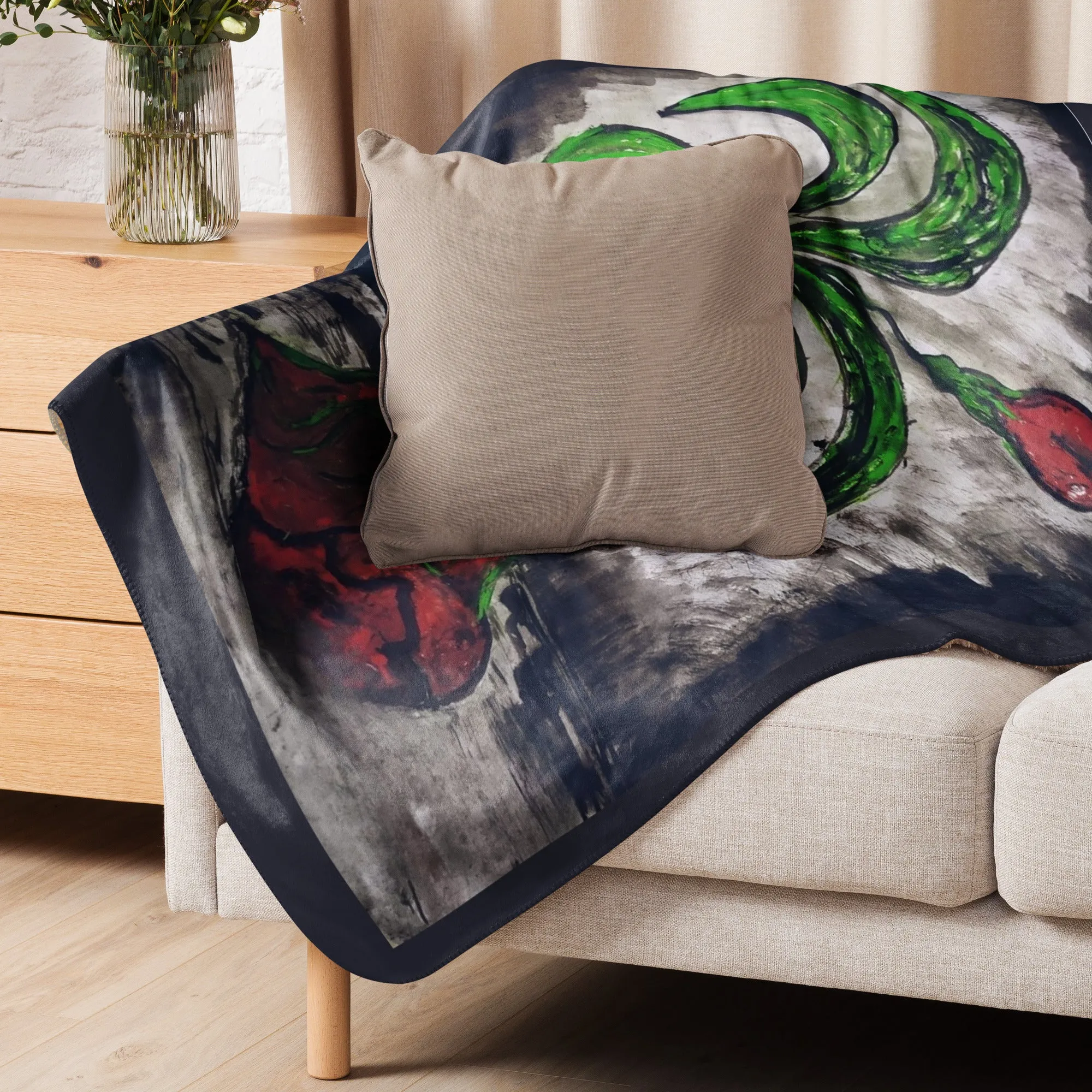 IN HOPE I GROW - Sherpa Blanket