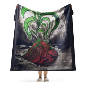 IN HOPE I GROW - Sherpa Blanket