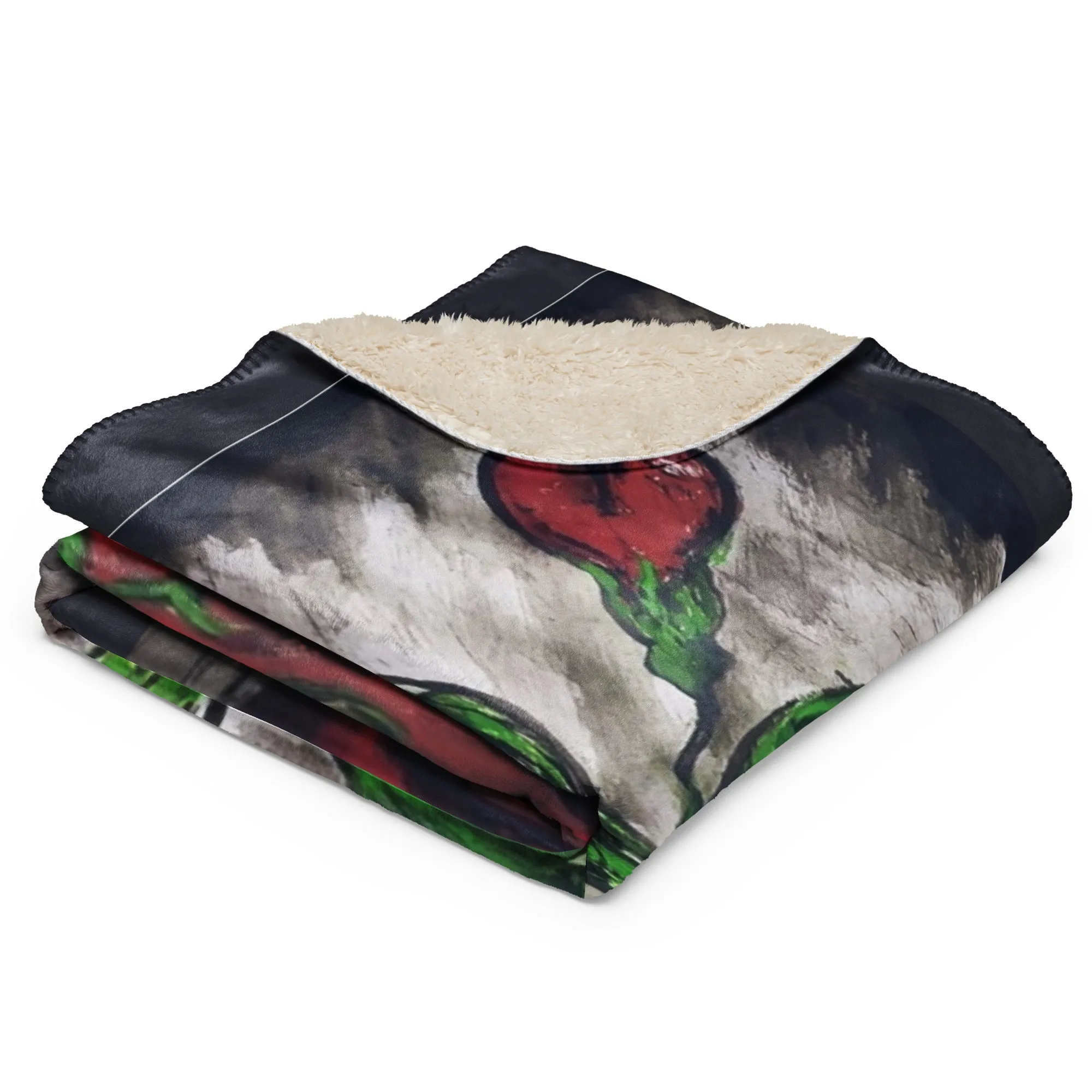 IN HOPE I GROW - Sherpa Blanket