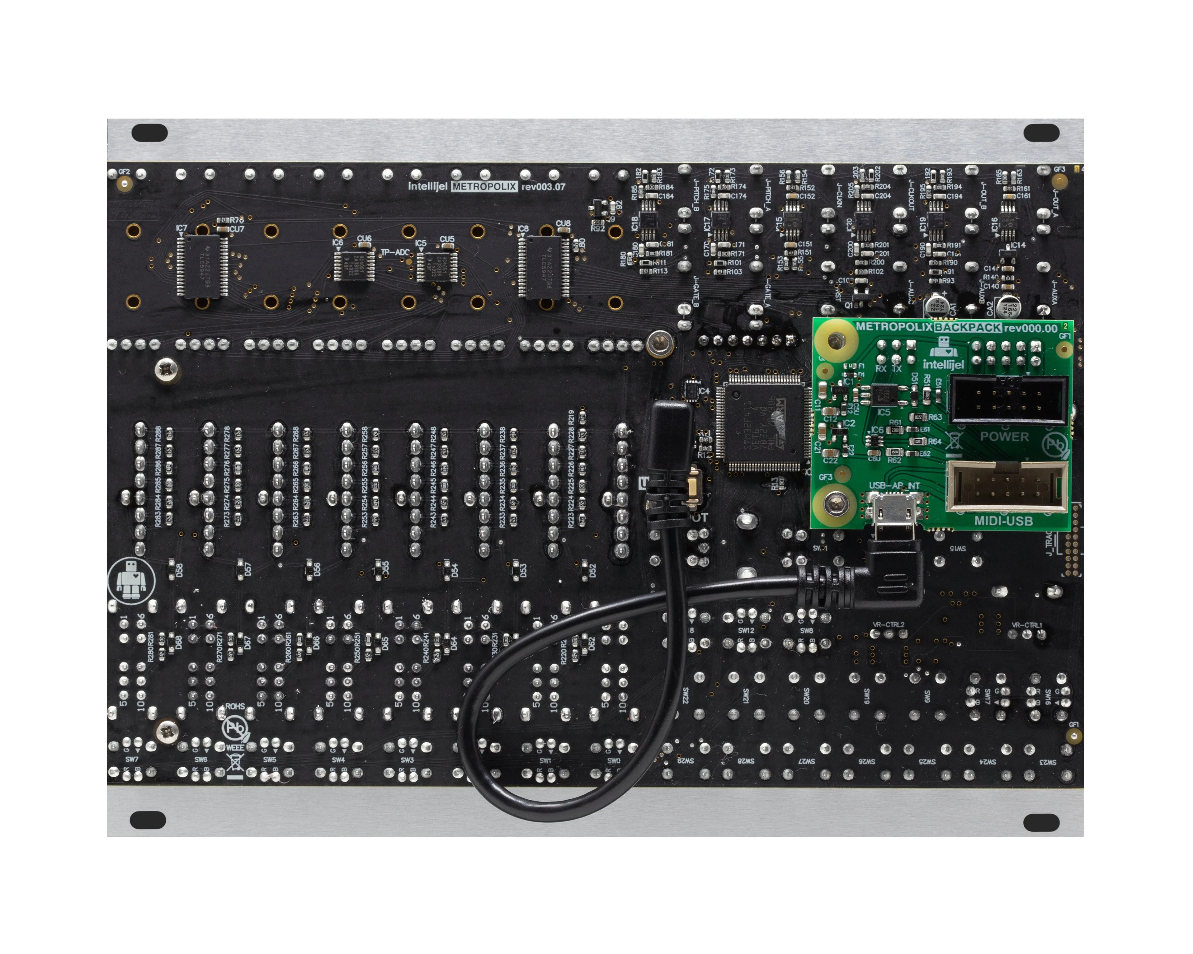 Intellijel Metropolix Backpack MIDI DIN USB Connector