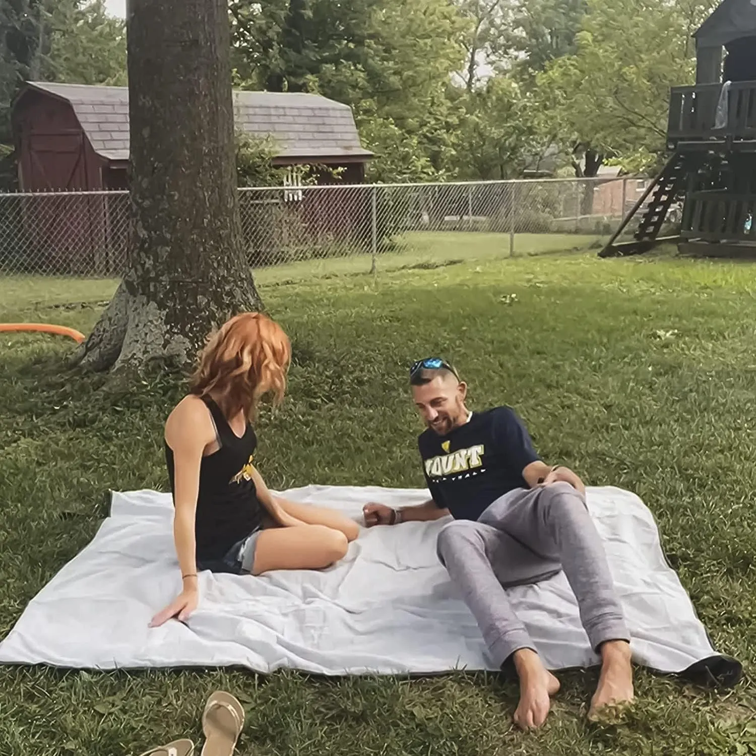 KingCamp Outdoor Blanket Waterproof Stadium Blanket Beach Blanket Sandproof Cold Weather Camping Insulated Blanket for Outdoor Picnic Grass Park Concert Sports Machine Washable Fleece