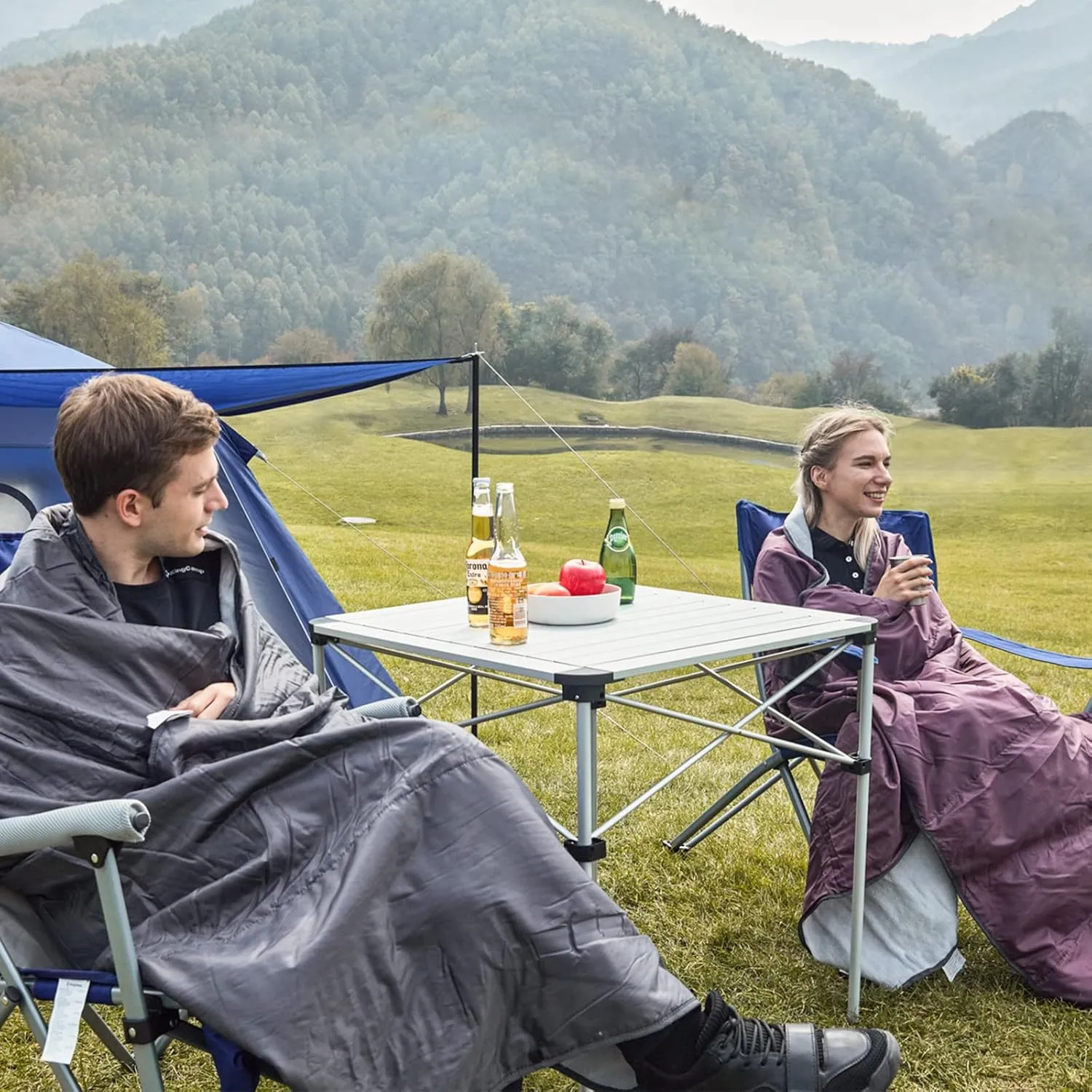KingCamp Outdoor Waterproof Camping Stadium Blanket - Extra Large Windproof Picnic Beach Blanket, Sandproof Insulated for Outdoors, Park, Grass