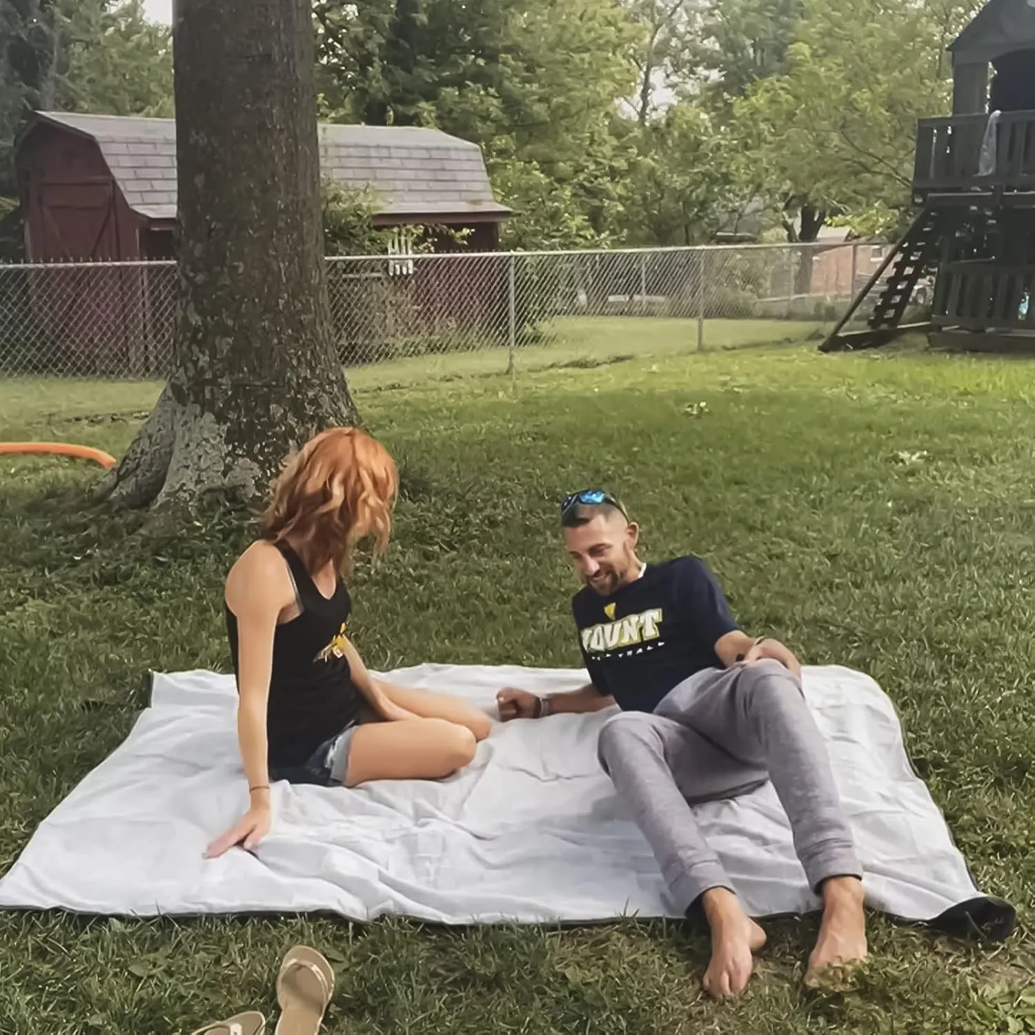 KingCamp Outdoor Waterproof Camping Stadium Blanket - Extra Large Windproof Picnic Beach Blanket, Sandproof Insulated for Outdoors, Park, Grass