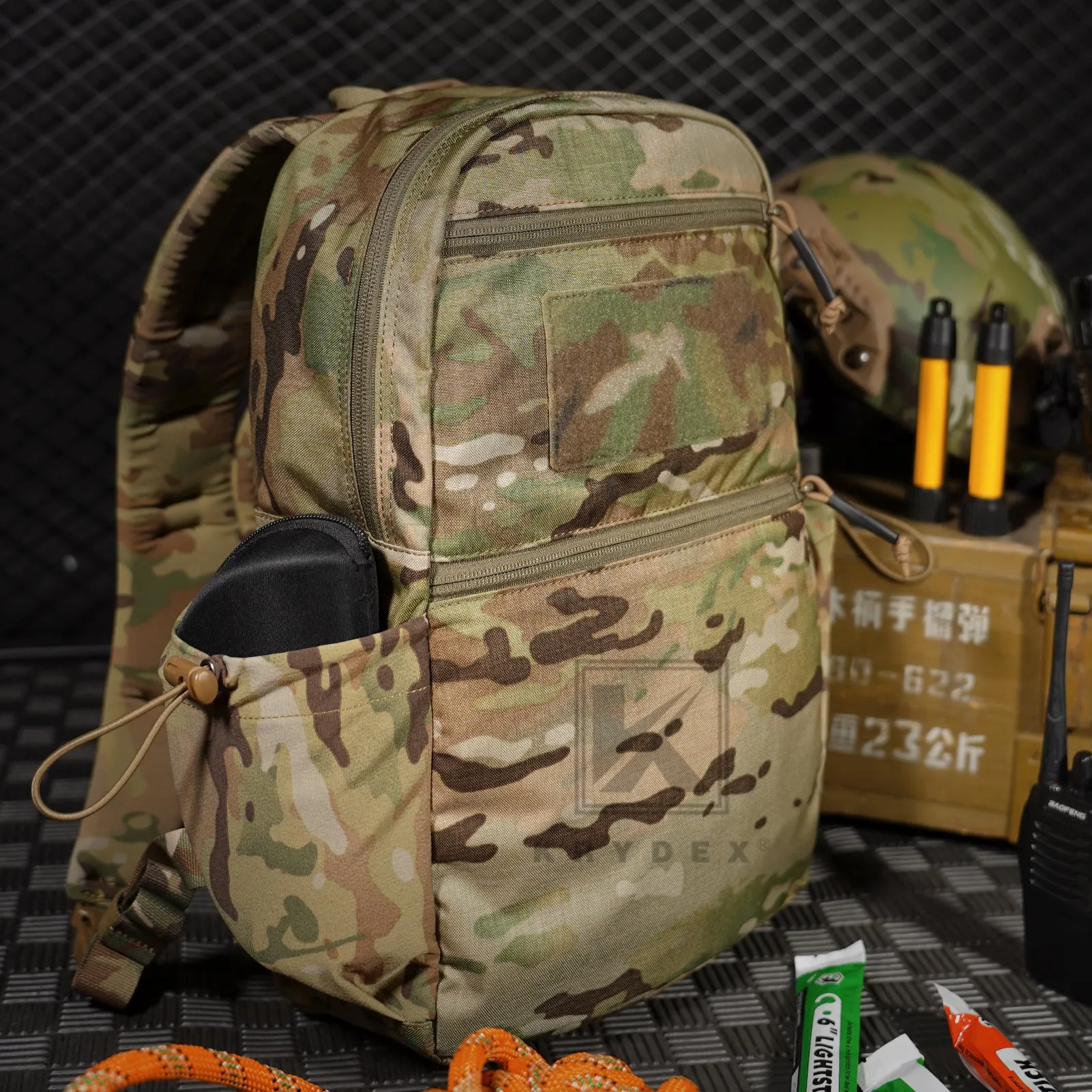 KRYDEX 14L Tactical Daypack Outdoor EDC Backpack Travel Lightweight Waterproof