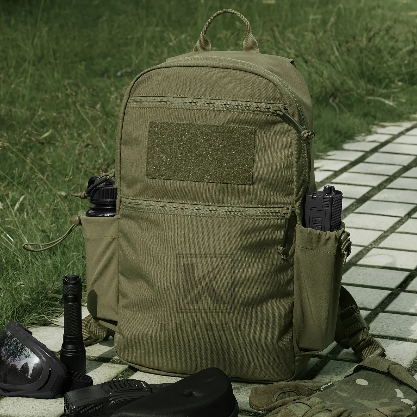 KRYDEX 14L Tactical Daypack Outdoor EDC Backpack Travel Lightweight Waterproof