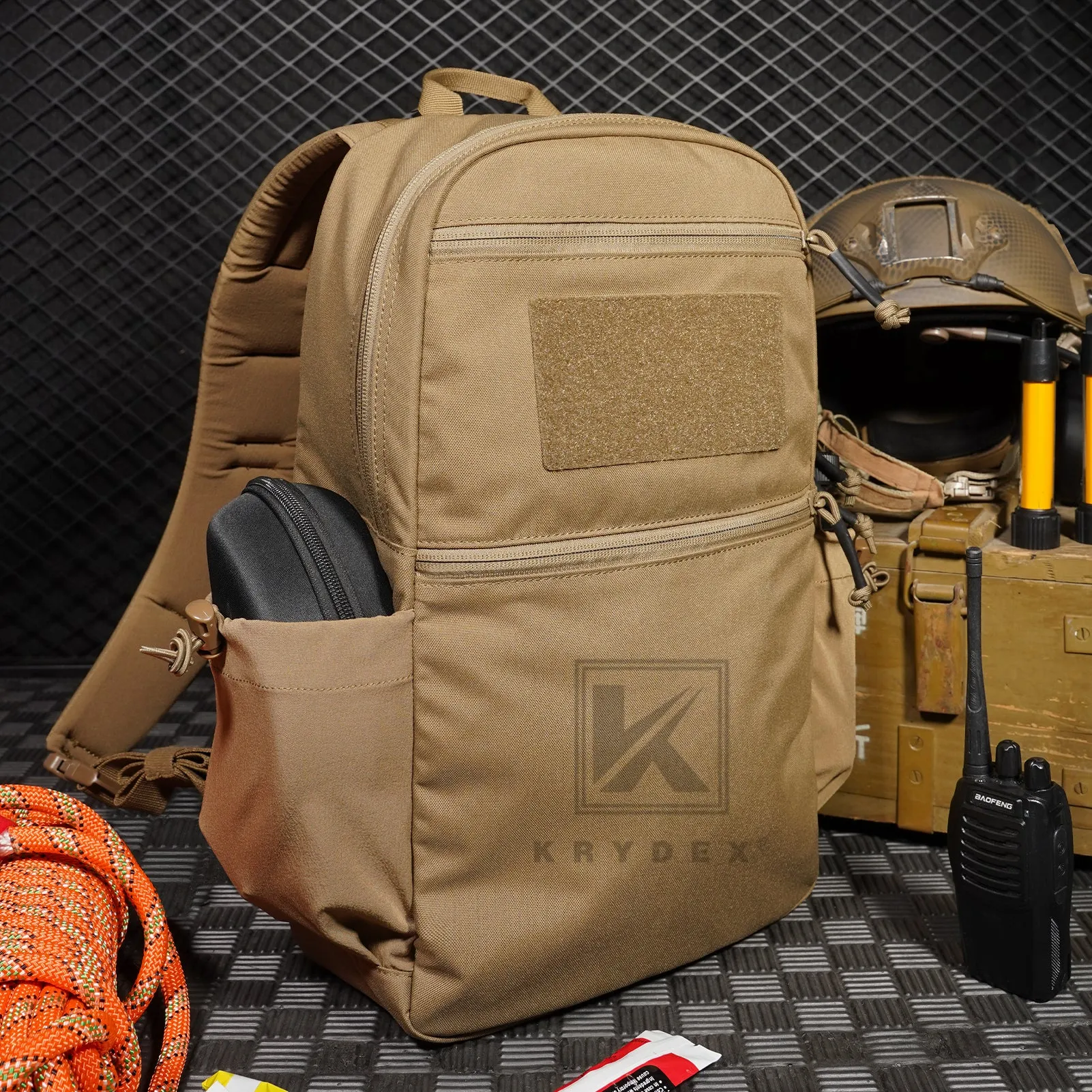 KRYDEX 14L Tactical Daypack Outdoor EDC Backpack Travel Lightweight Waterproof
