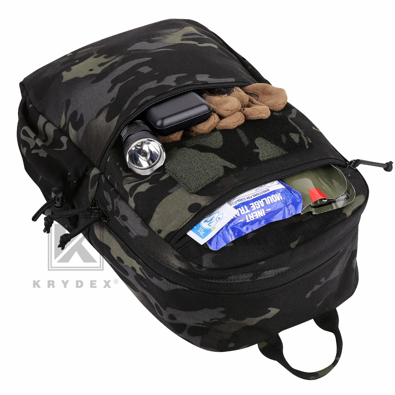 KRYDEX 14L Tactical Daypack Outdoor EDC Backpack Travel Lightweight Waterproof