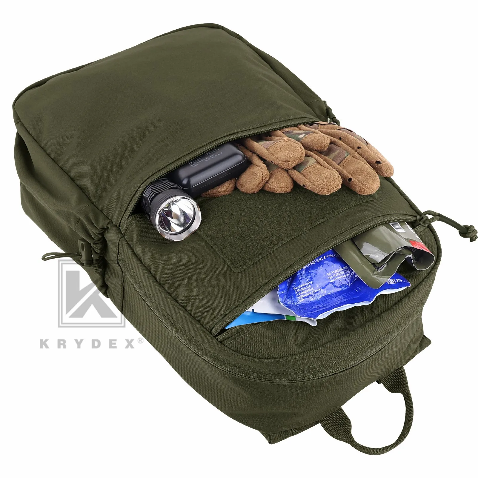 KRYDEX 14L Tactical Daypack Outdoor EDC Backpack Travel Lightweight Waterproof