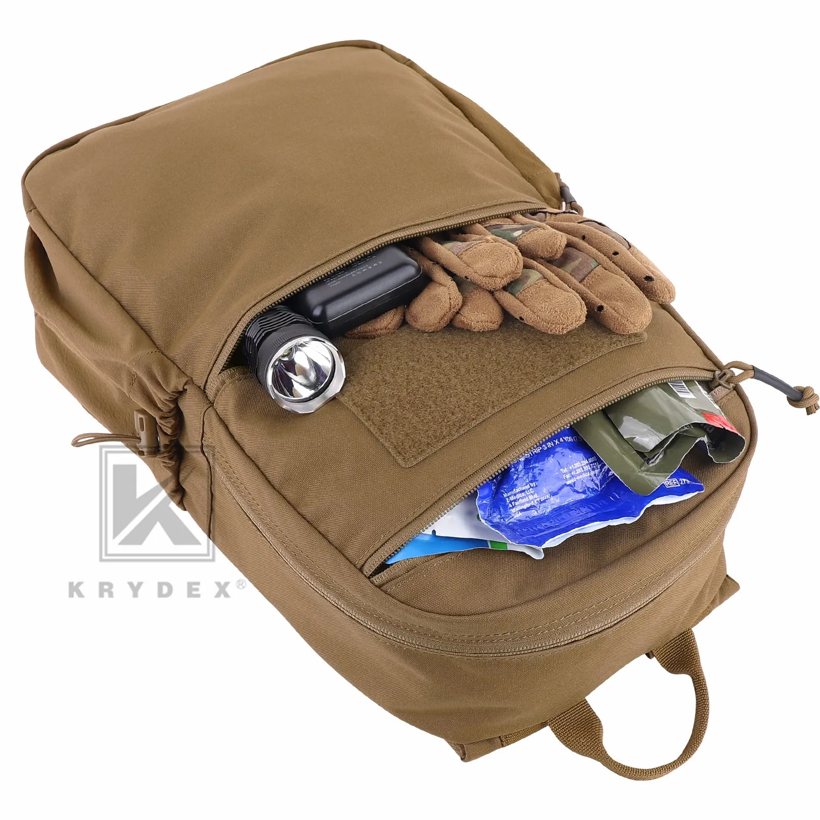 KRYDEX 14L Tactical Daypack Outdoor EDC Backpack Travel Lightweight Waterproof