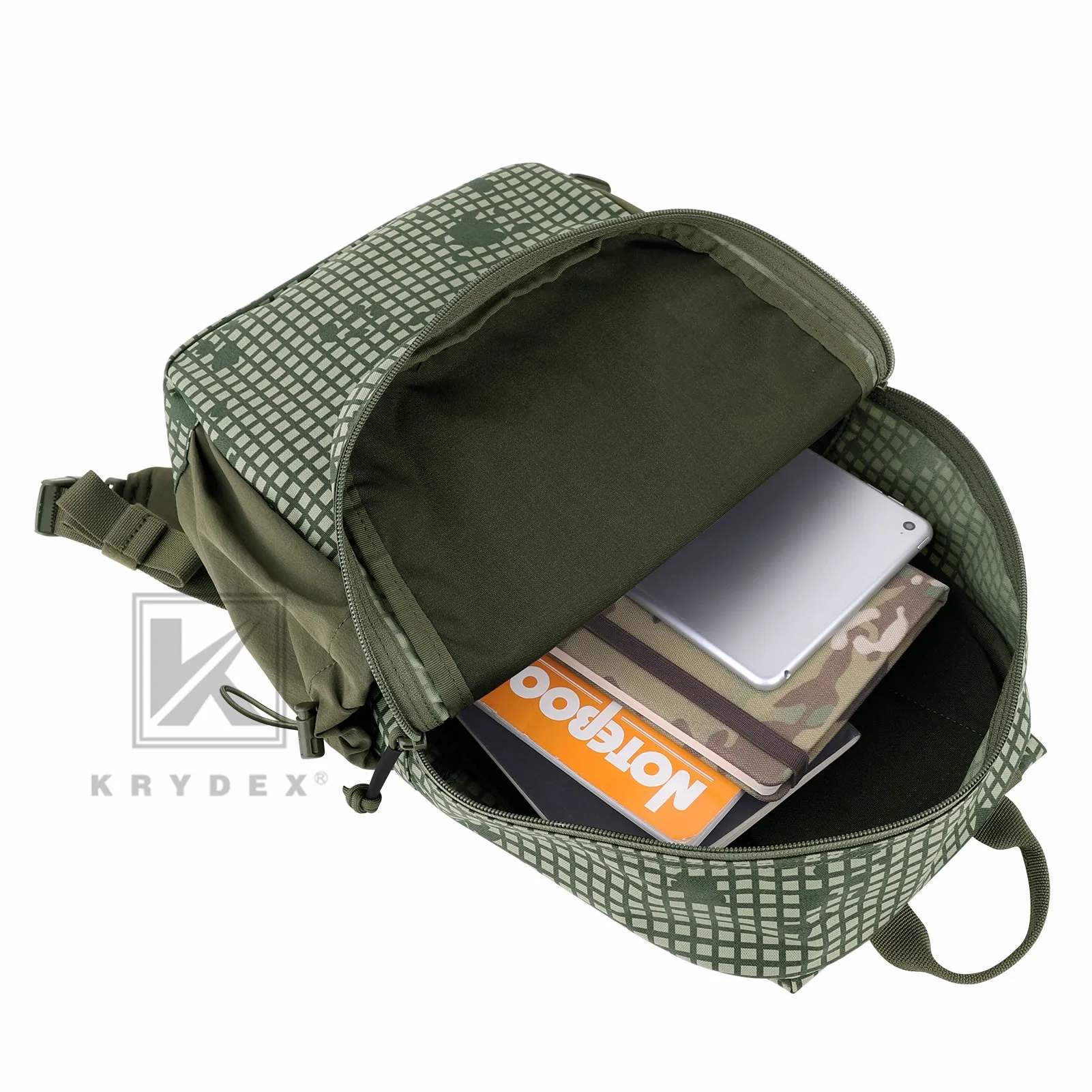 KRYDEX 14L Tactical Daypack Outdoor EDC Backpack Travel Lightweight Waterproof