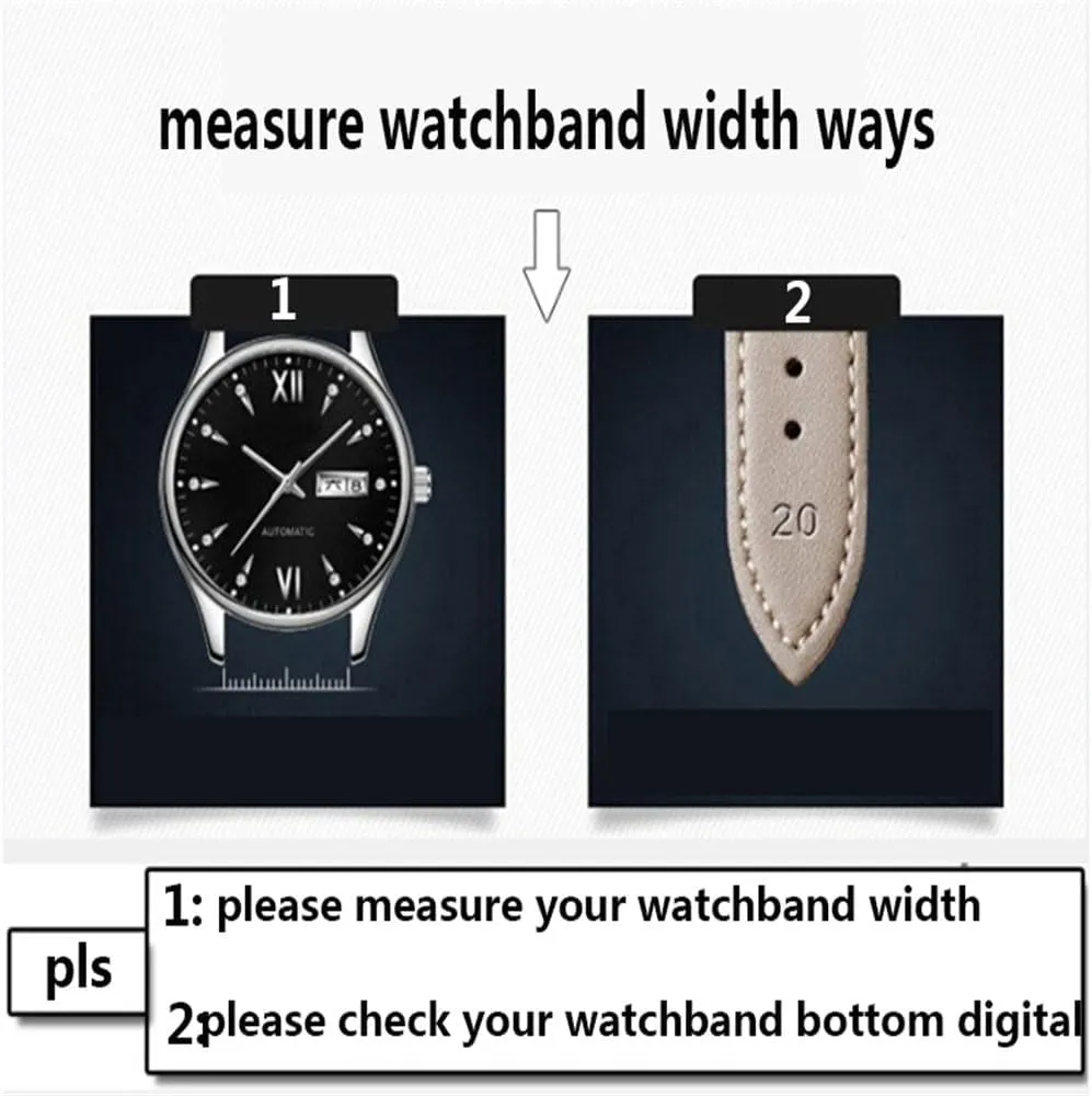 Leather watchband for Diesel DZ7259 DZ7256 DZ7265 Black White Brown 22mm 24mm 26mm 28mm 30mm 32 34mm strap