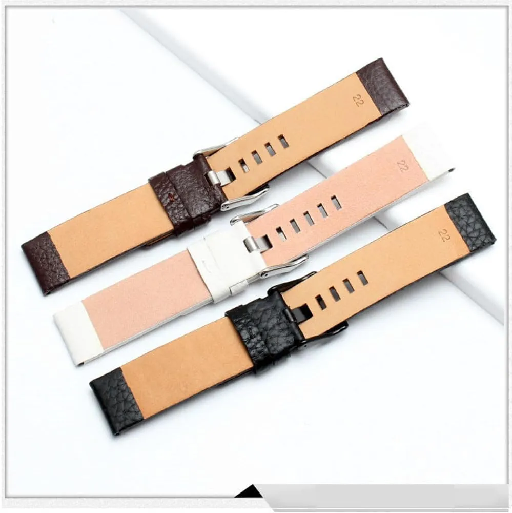 Leather watchband for Diesel DZ7259 DZ7256 DZ7265 Black White Brown 22mm 24mm 26mm 28mm 30mm 32 34mm strap