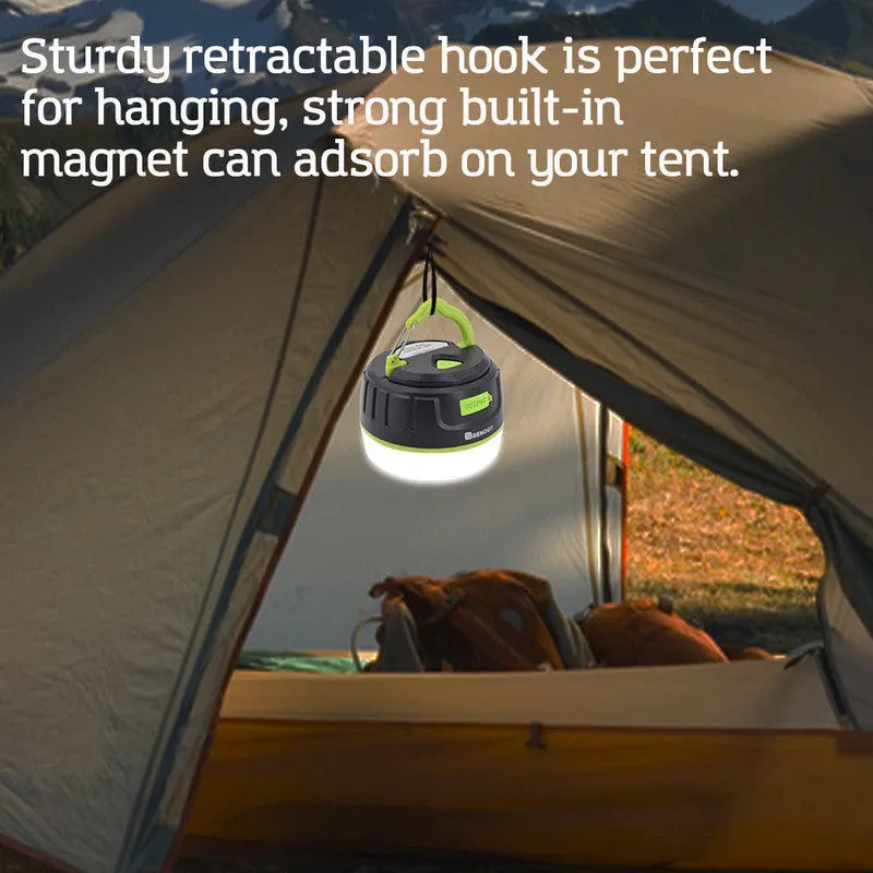 LED Camping Lantern with 5200mAh Power Bank