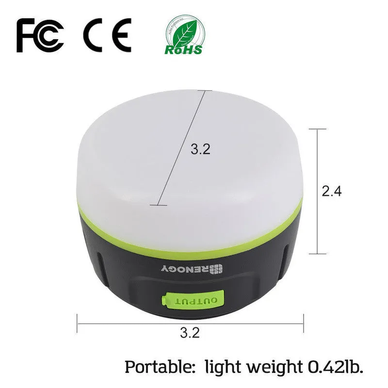 LED Camping Lantern with 5200mAh Power Bank