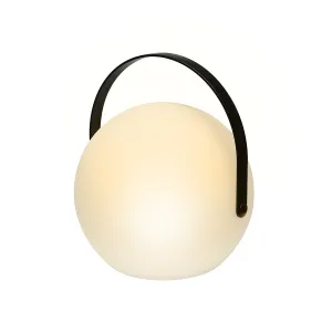 LED Integrated USB Rechargeable Indoor Outdoor RGB Multicolor Changing Portable Sphere Lantern with Remote Control
