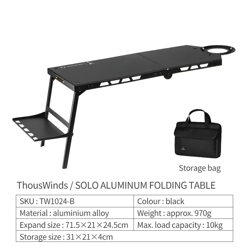 Light Folding Table for Camping, Beach, and Road Trips - Durable Aluminum Alloy, Portable, and Comfortable