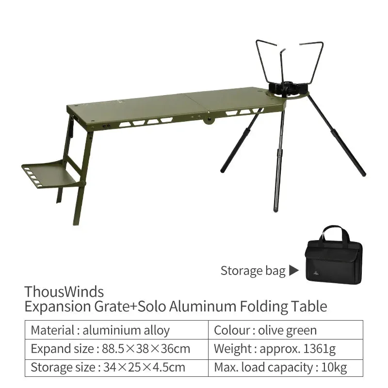 Light Folding Table for Camping, Beach, and Road Trips - Durable Aluminum Alloy, Portable, and Comfortable