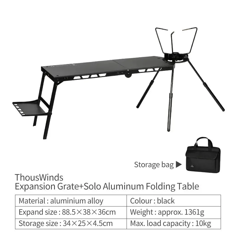 Light Folding Table for Camping, Beach, and Road Trips - Durable Aluminum Alloy, Portable, and Comfortable