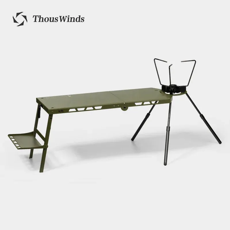 Light Folding Table for Camping, Beach, and Road Trips - Durable Aluminum Alloy, Portable, and Comfortable
