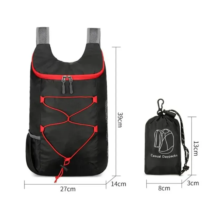 Lightweight Folding Backpack 20L Capacity, Water Resistant, Perfect for Hiking & Travel