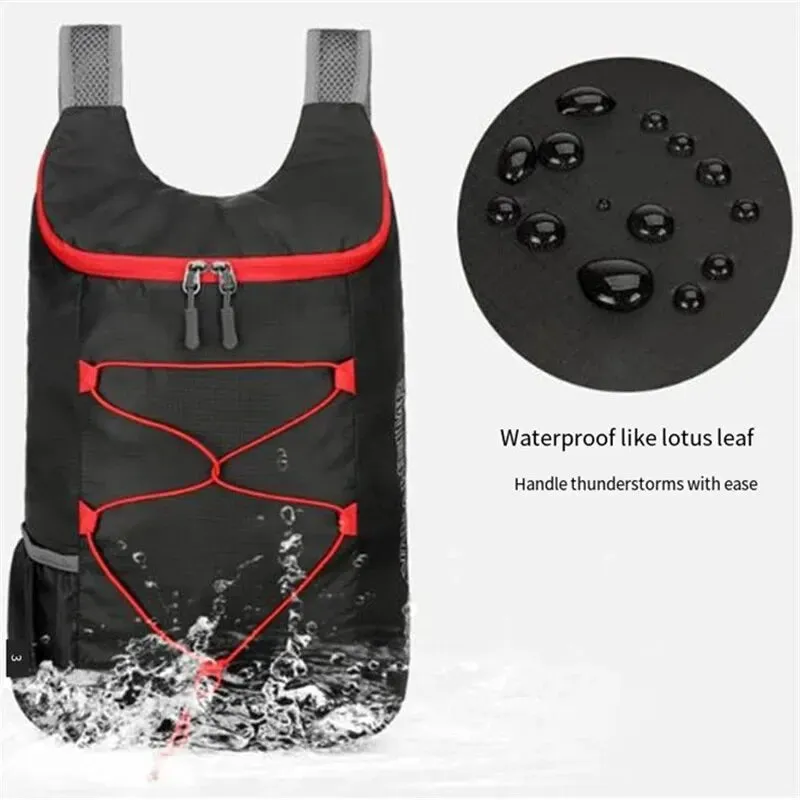 Lightweight Folding Backpack 20L Capacity, Water Resistant, Perfect for Hiking & Travel