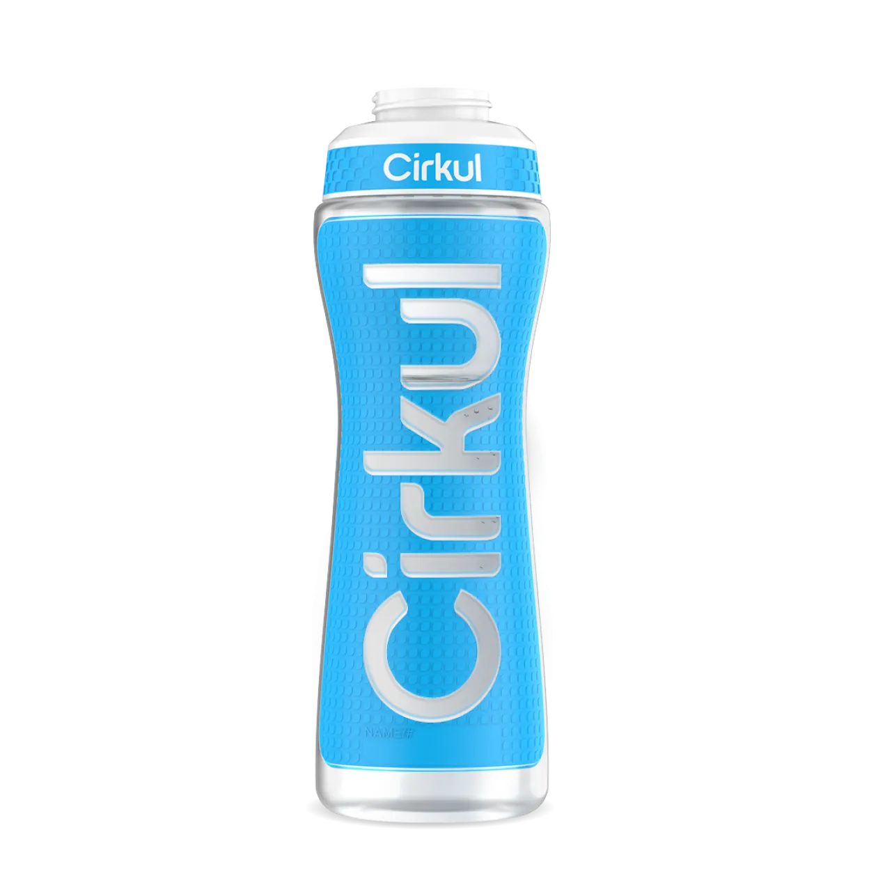 Limited Edition: 22oz. Blue Grip Squeeze Plastic Bottle with Sport Lid
