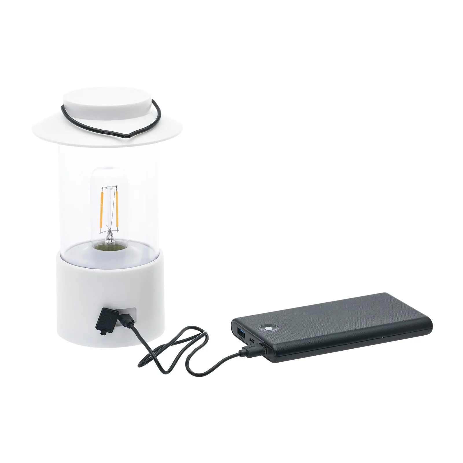 LitezAll Lantern with Dimmable Warm White Filament LED
