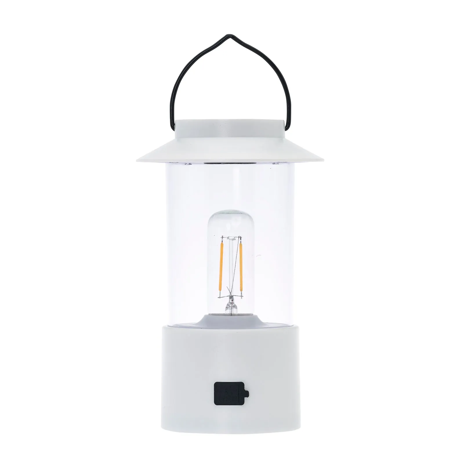 LitezAll Lantern with Dimmable Warm White Filament LED