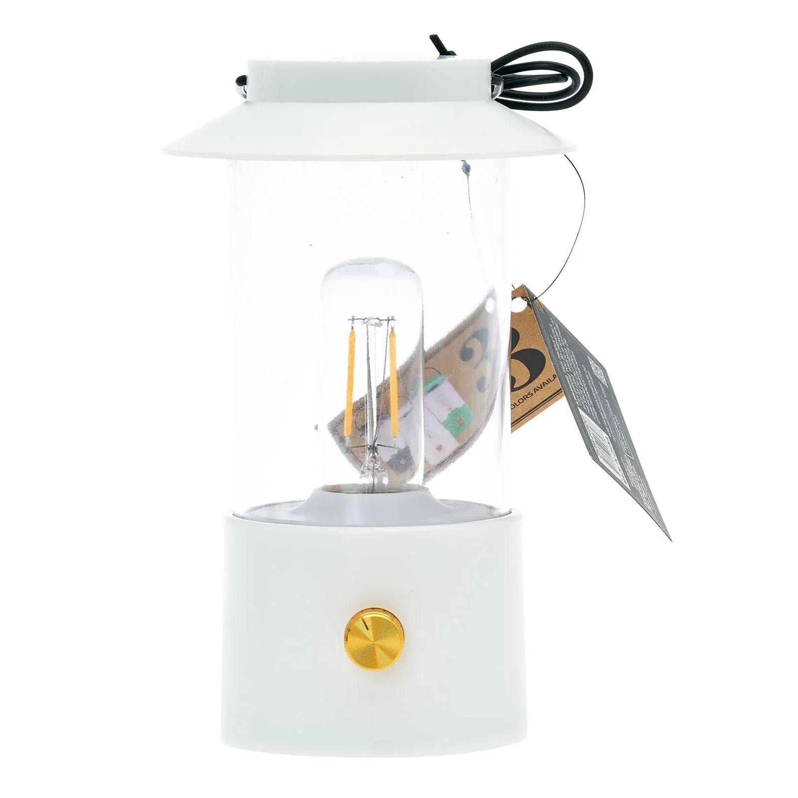 LitezAll Lantern with Dimmable Warm White Filament LED