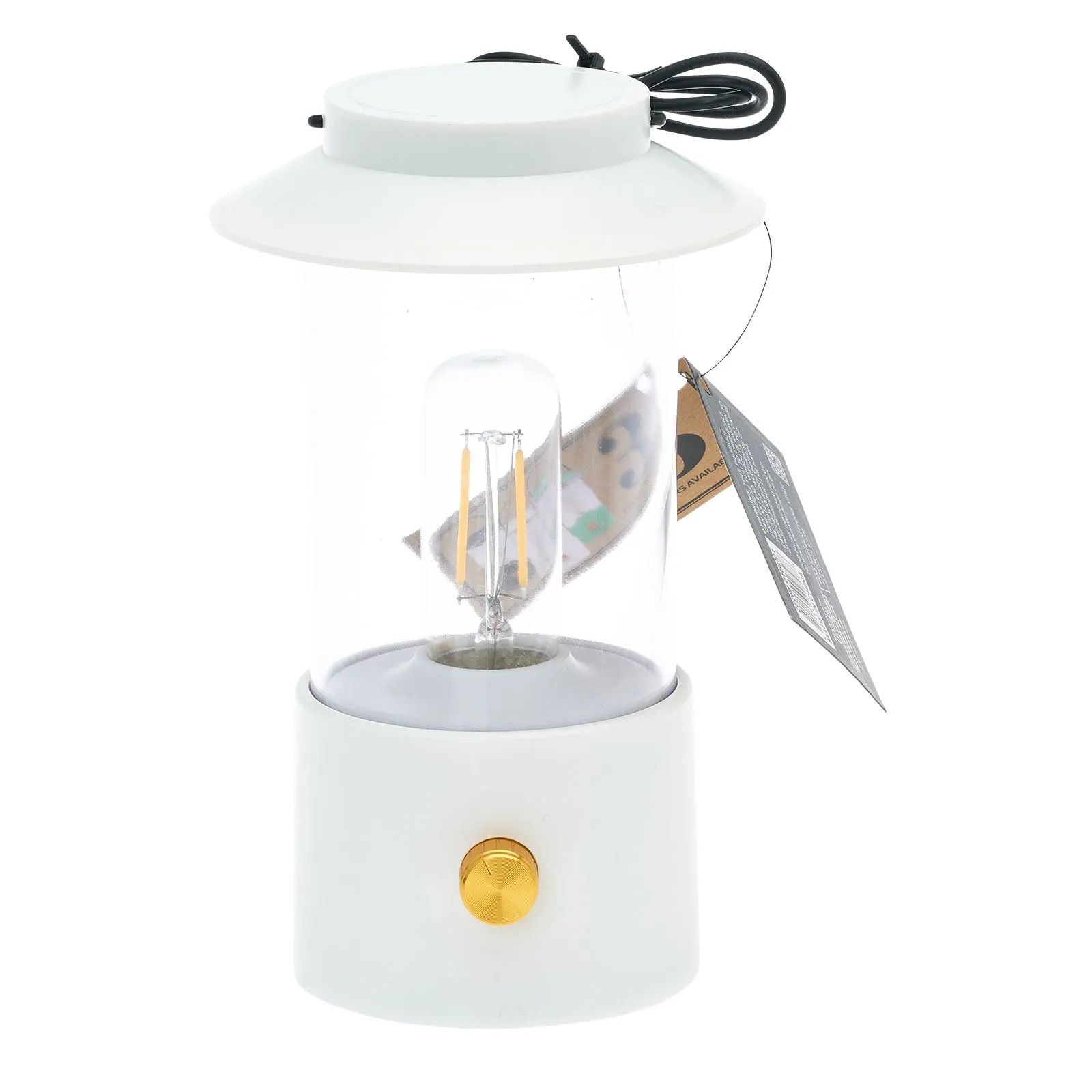 LitezAll Lantern with Dimmable Warm White Filament LED