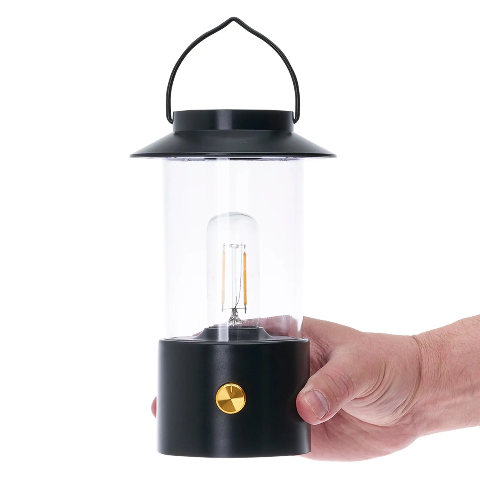 LitezAll Lantern with Dimmable Warm White Filament LED