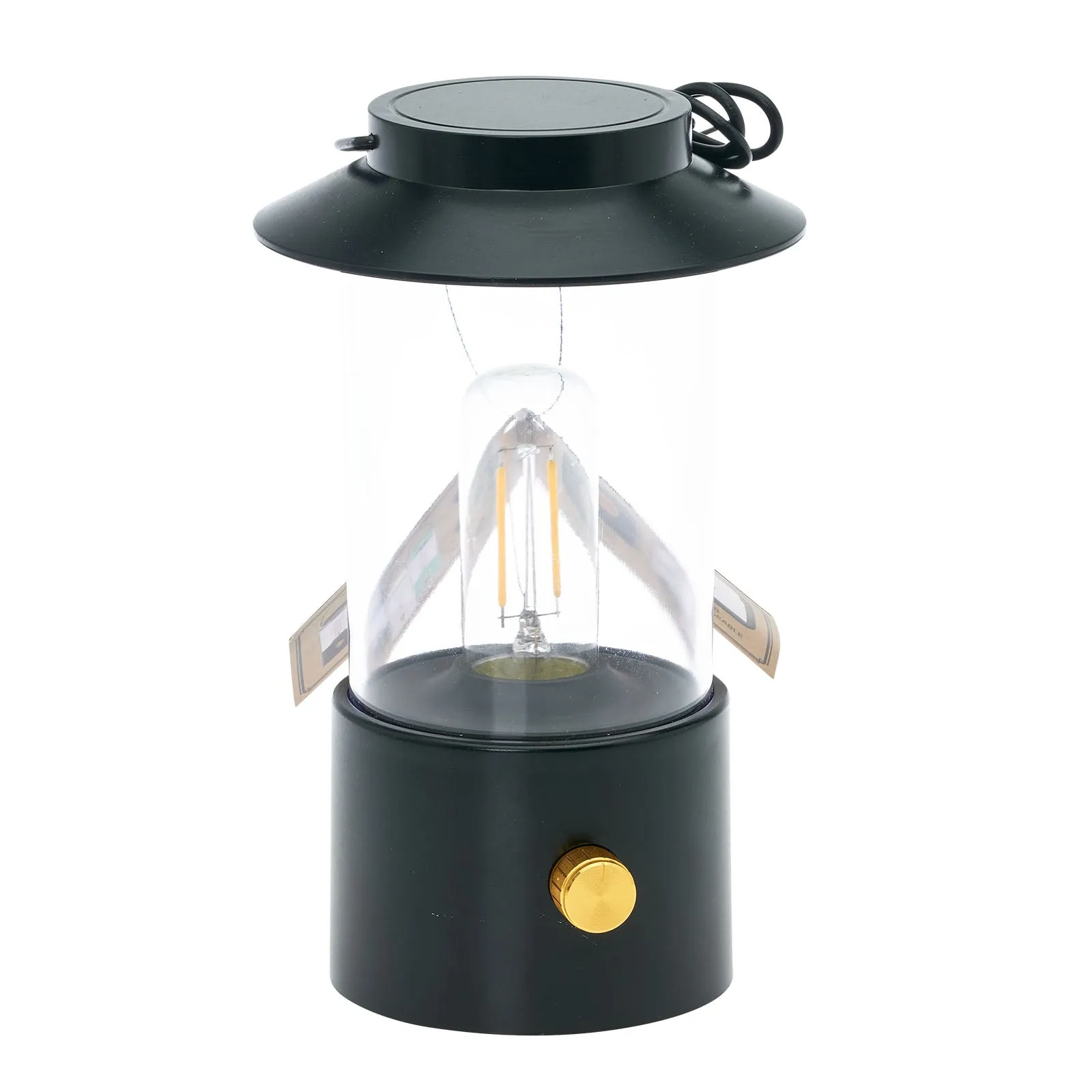 LitezAll Lantern with Dimmable Warm White Filament LED